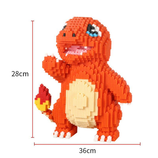 Pokemon Charizard - Charmander  Building Set